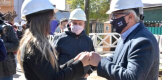 Tigre: Malena Galmarini y Julio Zamora recorrieron una red de agua que beneficiará a más de 7300 vecinas y vecinos de Don Torcuato