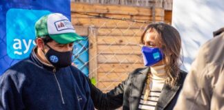Malena Galmarini y Mariano Cascallares inauguraron una red cloacal que beneficiará a 2400 vecinas y vecinos en Almirante Brown