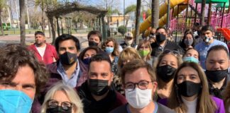 Tigre: Massot con Lousteau y Monzó recorrieron La Paloma