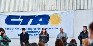 Escobar: Sujarchuk, “Nuestro proyecto siempre contempló la dignidad de todos los trabajadores y trabajadoras”