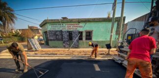 Escobar: La Municipalidad realiza los últimos trabajos para la repavimentación integral de avenida De los Inmigrantes
