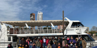 Tigre: Programa Mujeres Navegando, Gisela Zamora acompañó el paseo de vecinas por el Delta de Tigre