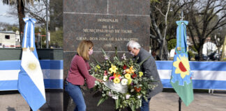 Tigre: Conmemoró el 171° aniversario del paso a la inmortalidad del General José de San Martín