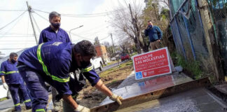 Tigre: Avanza el Plan de Veredas 2021 en General Pacheco y Troncos del Talar