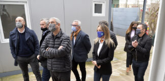 Tigre: Zamora, Ferraresi y Galmarini visitaron la empresa Ecosan en Don Torcuato