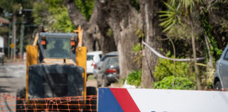 San Isidro: El municipio repavimenta la calle Rivadavia en Beccar
