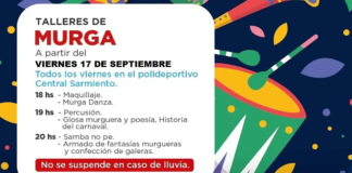Tigre: Comienza con sus talleres gratuitos de murga
