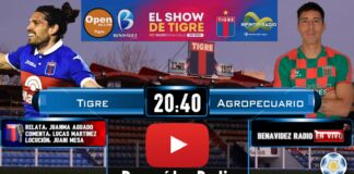 Futbol: Tigre recibe ésta noche a Agropecuario y va por la punta