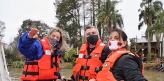 Tigre: Zabaleta, Frederic y Galmarini visitaron proyectos productivos en la zona del Delta