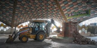 Escobar: Avanza con obras de modernización en el predio de la Fiesta Nacional de la Flor