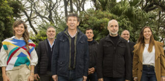 Larreta y Posse recorrieron San Isidro en apoyo a la lista de Santilli