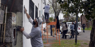 Tigre: El intendente Julio Zamora supervisó obras de infraestructura escolar y luminarias en Ricardo Rojas
