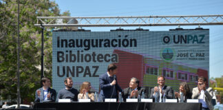 Kicillof participó de la inauguración del nuevo edificio de la Biblioteca Digital de la UNPAZ