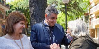Vicente Lopez: Jorge Macri junto a Patricia Bullrich dialogaron con comerciantes en La Lucila