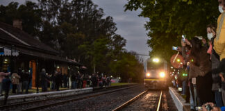 Luego de casi 30 años, el tren volvió a detenerse en Lima