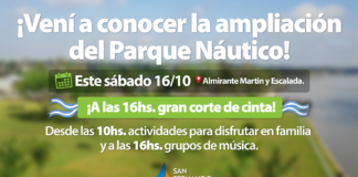 San Fernando: Este sábado, gran inauguración de la ampliación del Parque Náutico