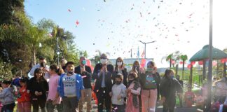 Tigre: La comunidad de Las Tunas celebró la remodelación integral de la Plaza de la Familia