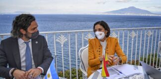 Cafiero se reunió en la cumbre del G-20 con las representantes de Estados Unidos y España para intensificar y acelerar el intercambio comercial