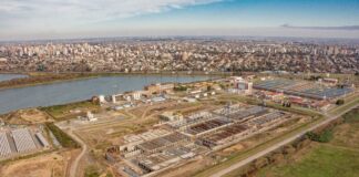 Malena Galmarini recorrió junto a autoridades de CAF el avance de la ampliación de la Planta Potabilizadora Belgrano que beneficiará a 2.500.00 de habitantes del sur del conurbano