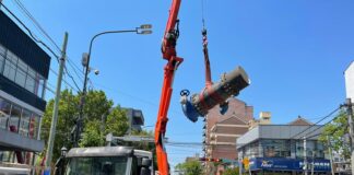 AySA mejora el suministro y la presión del agua potable con el recambio de dos grandes válvulas reguladoras en Tigre y San Fernando