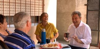 Galmarini y Cascallares visitaron a vecinas y vecinos de Almirante Brown