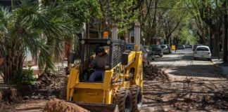 San Isidro: Nuevo pavimento en calles de Martínez