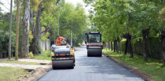 Tigre: Inició obras de asfalto en el barrio La Bota de Benavídez