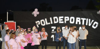 Tigre: Gisela Zamora participó del 10° aniversario del Polideportivo Zabala
