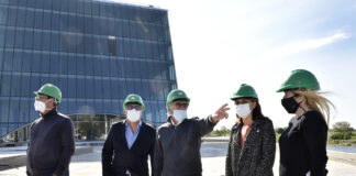 Tigre: Zamora visitó Officia, el nuevo emprendimiento de oficinas sustentables en Nordelta
