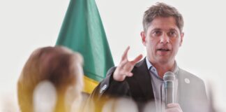 Kicillof encabezó una reunión con más de 70 empresarios en Brasil
