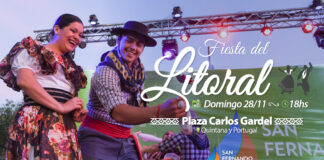 San Fernando: Este domingo, vuelve la Fiesta del Litoral a la Plaza ‘Carlos Gardel’ de Virreyes