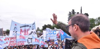 Luis Vivona y un encuentro con organizaciones y movimientos sociales