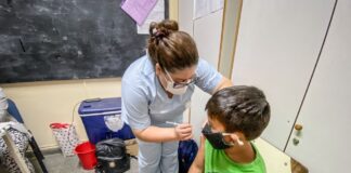 Escobar: Comenzó el operativo de vacunación pediátrica contra el Covid-19 en escuelas primarias del distrito