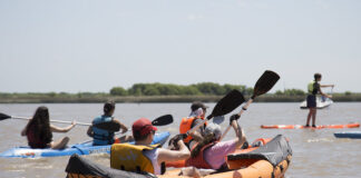 San Isidro: Con una travesía en canotaje, un centenar de vecinos visitaron las islas