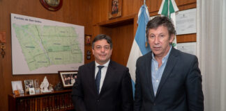 San Isidro: Posse recibió al diputado uruguayo Peña Fernández