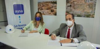 AySA y EDESUR firmaron un acuerdo de suministro de energía eléctrica para la mega obra Sistema Riachuelo