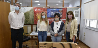 Tigre: Programa municipal “Si Cumplís, Ganás”: una vecina de Benavídez fue premiada con un televisor led