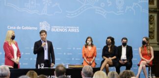 Kicillof tomó juramento a los nuevos integrantes del gabinete provincial