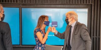 Malena Galmarini y Félix Crous formalizaron un acuerdo de cooperación en políticas de transparencia e integridad entre AySA y la Oficina Anticorrupción