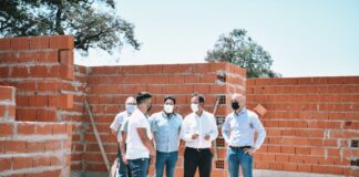 Escobar: Sujarchuk y Ramil supervisaron la construcción del nuevo CDI del barrio La Chechela y la edificación de 57 viviendas en el barrio Philips