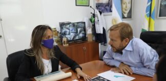 Malena Galmarini y Gastón Granados habilitaron una red cloacal en Ezeiza para 8000 personas