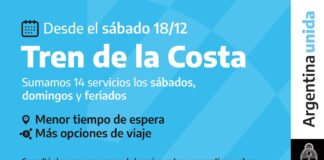 El Tren de la Costa amplía sus servicios y mejora las frecuencias