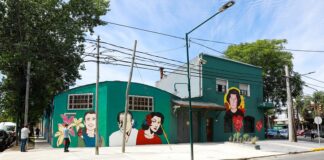 San Isidro: Un extenso mural contra la violencia de género reúne a mujeres históricas y actuales