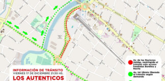 Tigre: Modificaciones en el tránsito por el recital de los Auténticos Decadentes