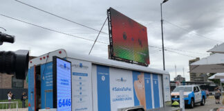 Tigre: Apoyó la campaña contra el cáncer de piel de la empresa La Roche-Posay