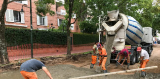 San Isidro: pavimentos nuevos en Avellaneda