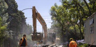 San Isidro: Avanza la renovación del pavimento en Blanco Encalada
