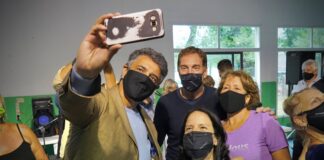 Vicente López: Soledad Martínez junto a Jorge Macri y Diego Santilli compartieron actividades con adultos mayores