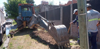 Tigre: Se construye nuevas veredas en Don Torcuato