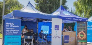 Tigre: AySA participó de un nuevo operativo interministerial en Don Torcuato